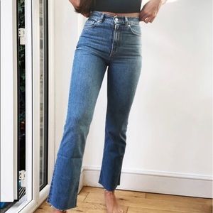 Straight leg jeans